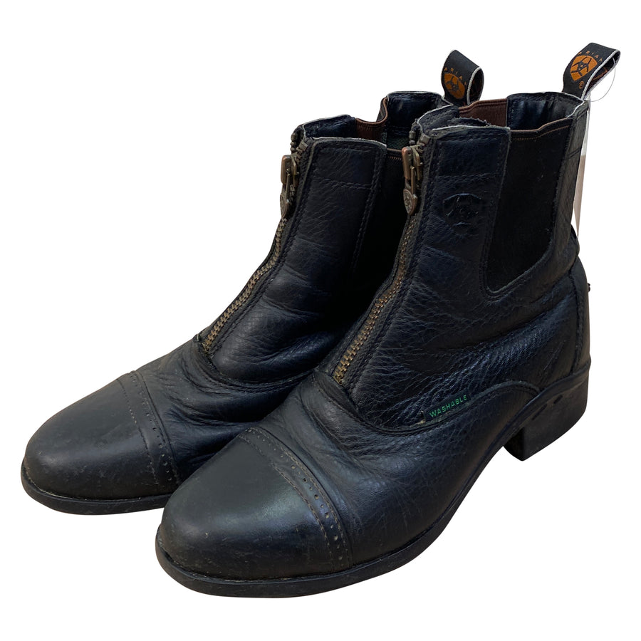 Front of Ariat Heritage Breeze Paddock Boots in Black