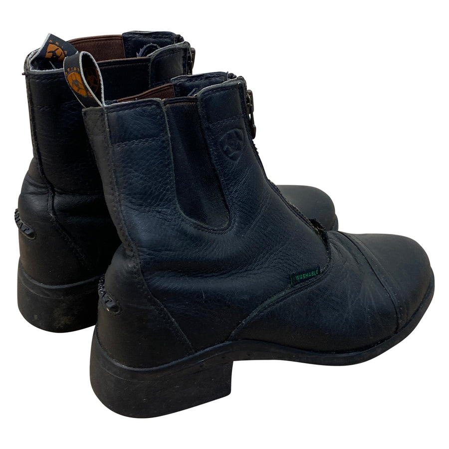 Back of Ariat Heritage Breeze Paddock Boots in Black
