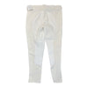 TuffRider Ribbed Low-Rise Knee-Patch Breech in White