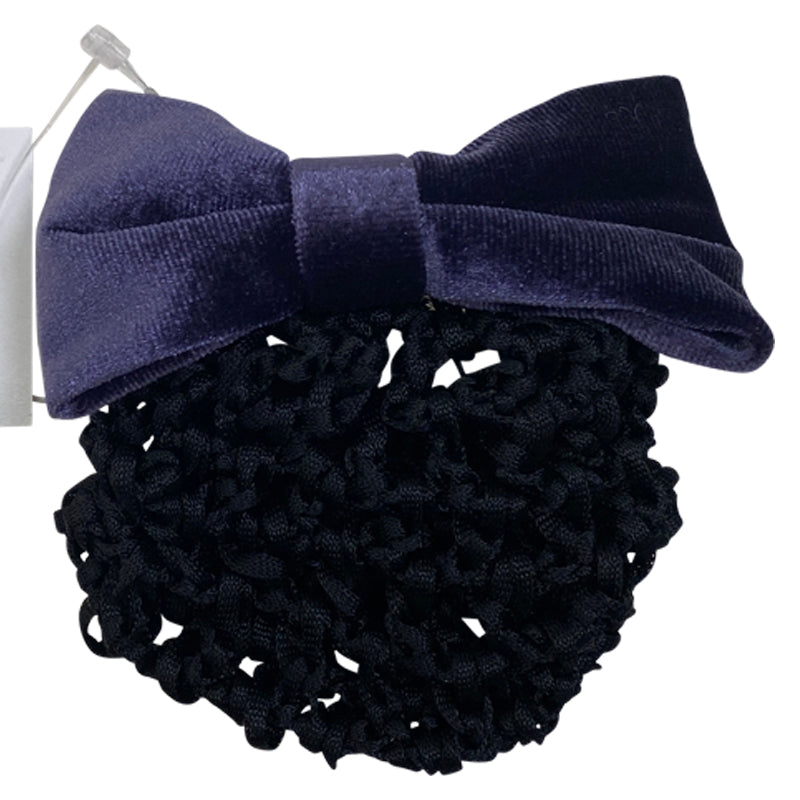 Spiced Equestrian 'Vixen' Show Bow in Storm/Black