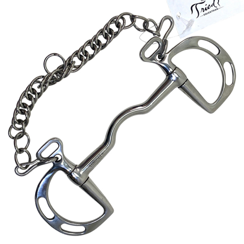 Coronet Low Port Kimberwicke Bit in Stainless Steel