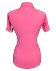 Noble Outfitters 'Miley' Polo Shirt in Bright Pink