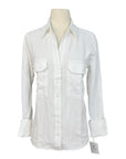 Solid Citizen 'Jessica' Button Down Long Sleeve Shirt in White