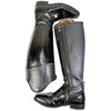 DeNiro Tiziano Dressage Boots in Black/Croc Rhinestones