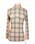 The Proper Fox Sunshirt in Tan/Black Plaid