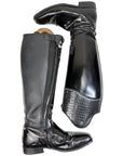 DeNiro Tiziano Dressage Boots in Black/Croc Rhinestones