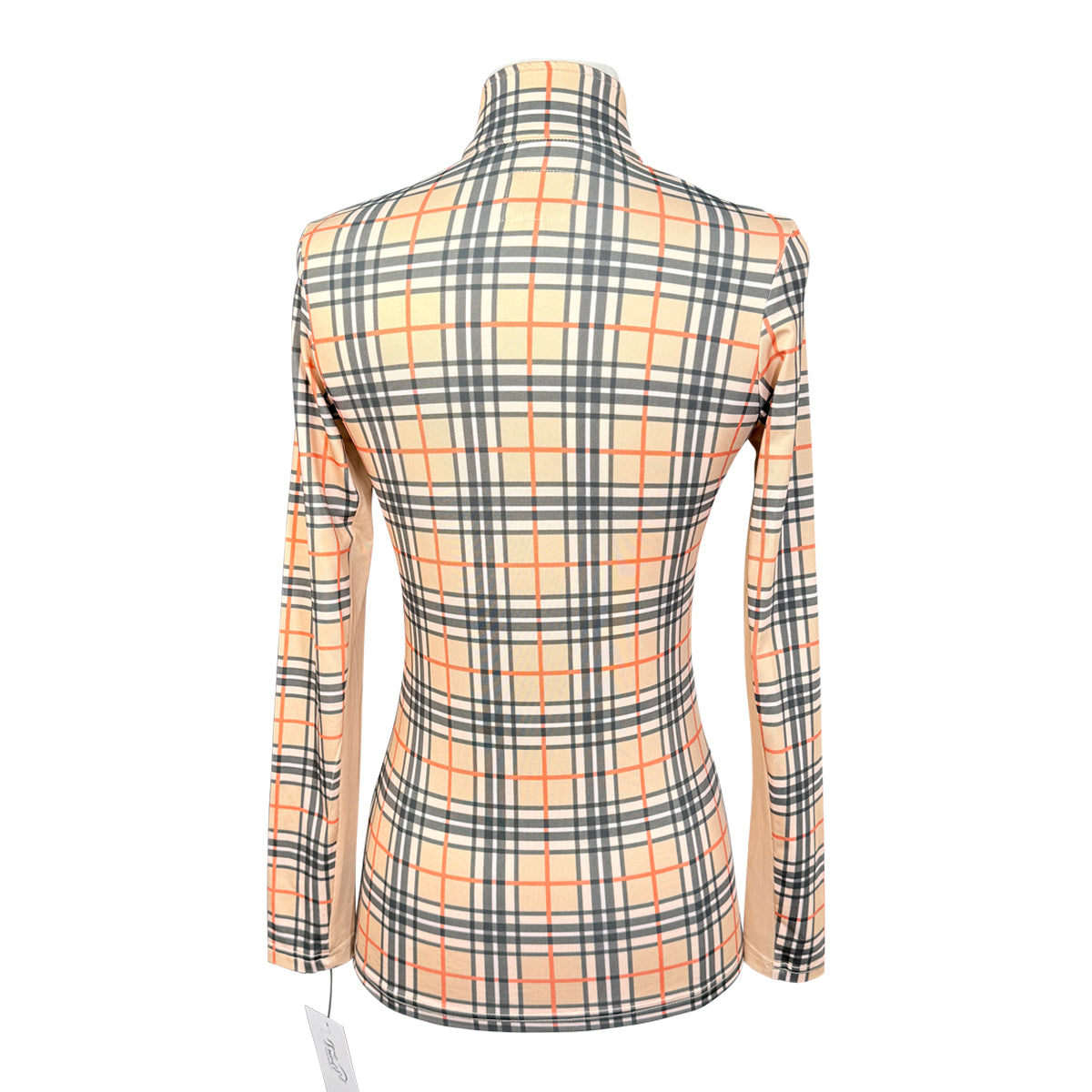 The Proper Fox Sunshirt in Tan/Black Plaid