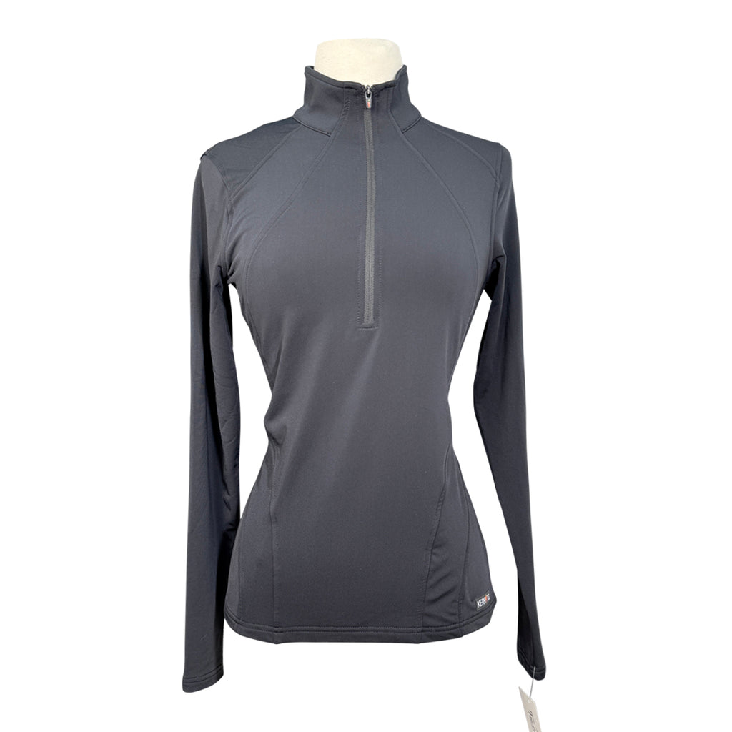 Kerrits 'In Stride' Fleece Tech Top in Black