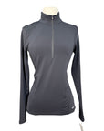 Kerrits 'In Stride' Fleece Tech Top in Black