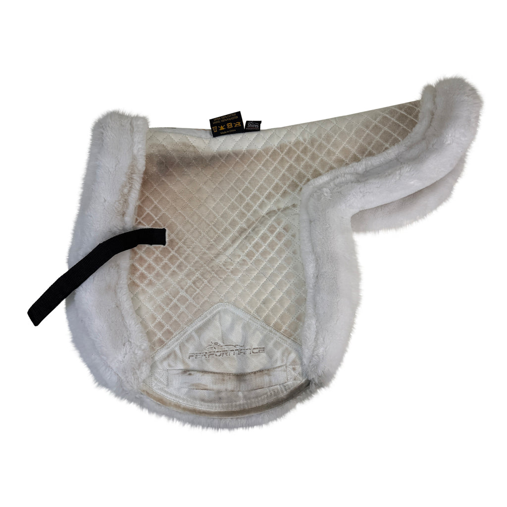 Shires Performance 'Supafleece' Saddle Pad in White