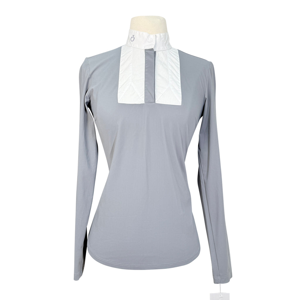 Cavalleria Toscana Long Sleeve Competition Shirt in Stone