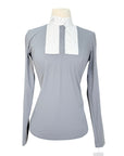 Cavalleria Toscana Long Sleeve Competition Shirt in Stone