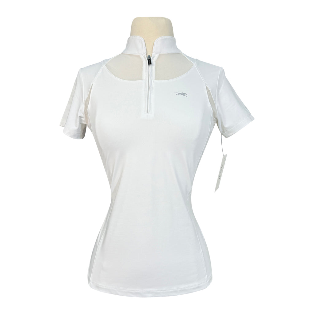 Schockemohle 'Merrit' Short Sleeve Show Shirt in White