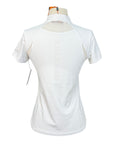 Schockemohle 'Merrit' Short Sleeve Show Shirt in White