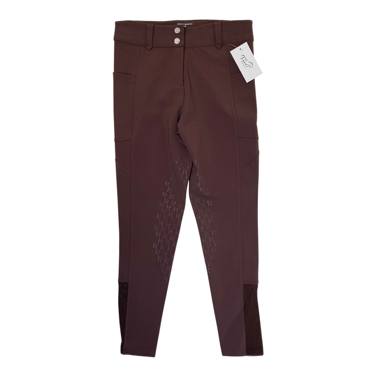 Free Ride Equestrian Pro 2.0 Knee Patch Breeches in Maroon