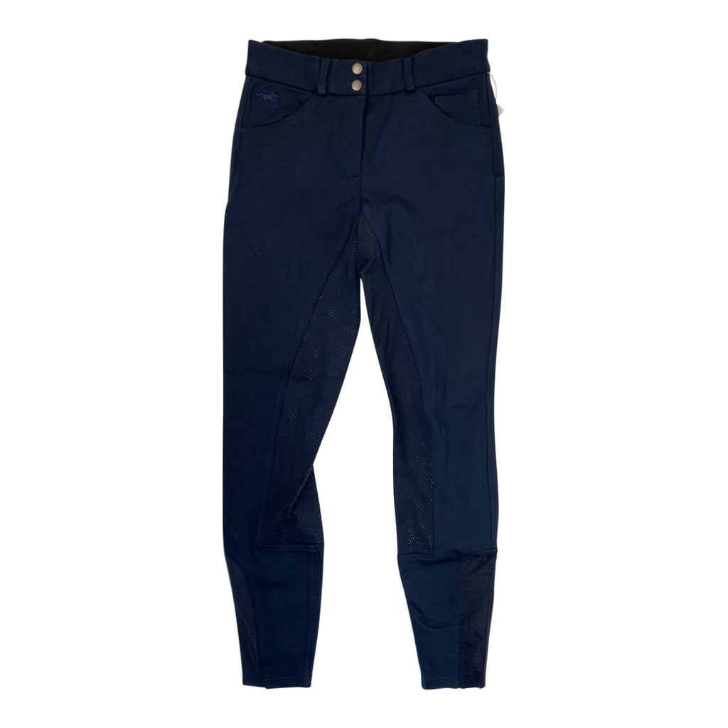 SmartPak 'Piper' Knit Full Seat Breeches in Navy