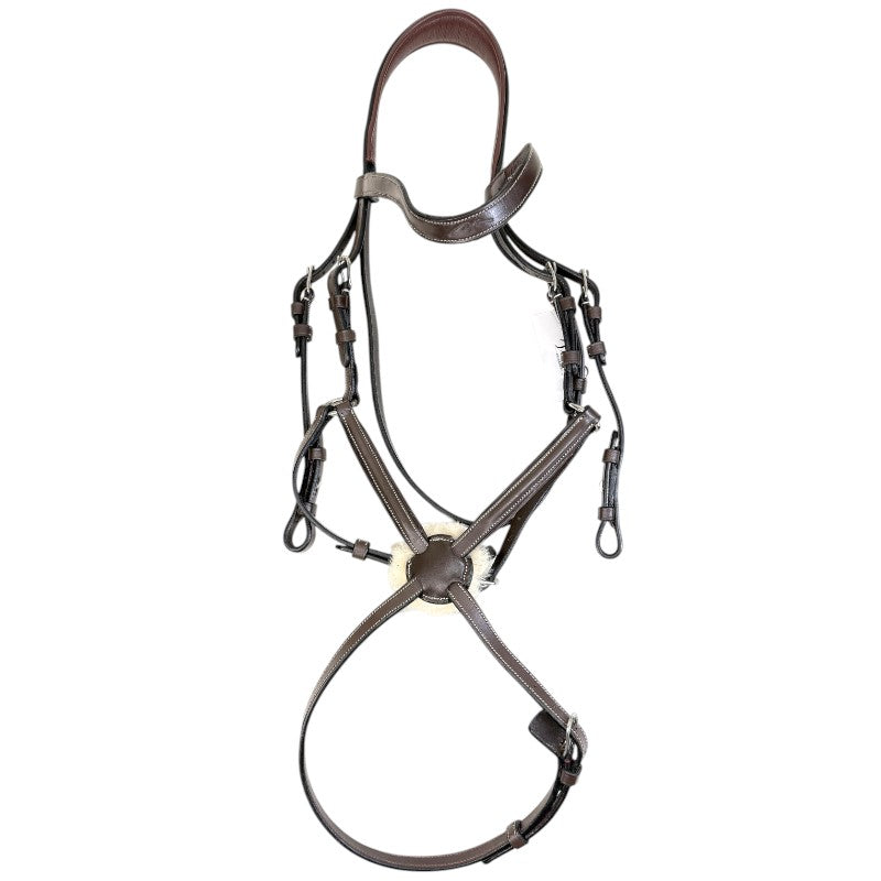 Dy'on D Collection Figure 8 Bridle in Brown