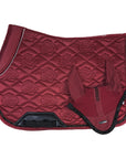 Horse Gloss Jump Pad Set in Burgundy