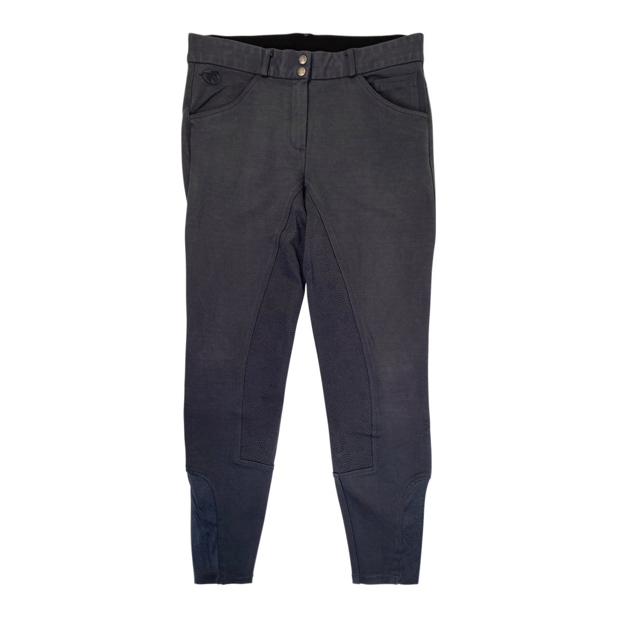 SmartPak 'Piper' Knit Mid-Rise Full Seat Breeches in Charcoal
