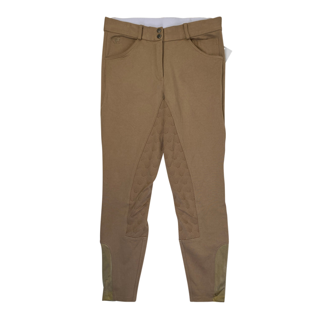 SmartPak 'Piper' Knit Mid-Rise Full Seat Breeches in Tan