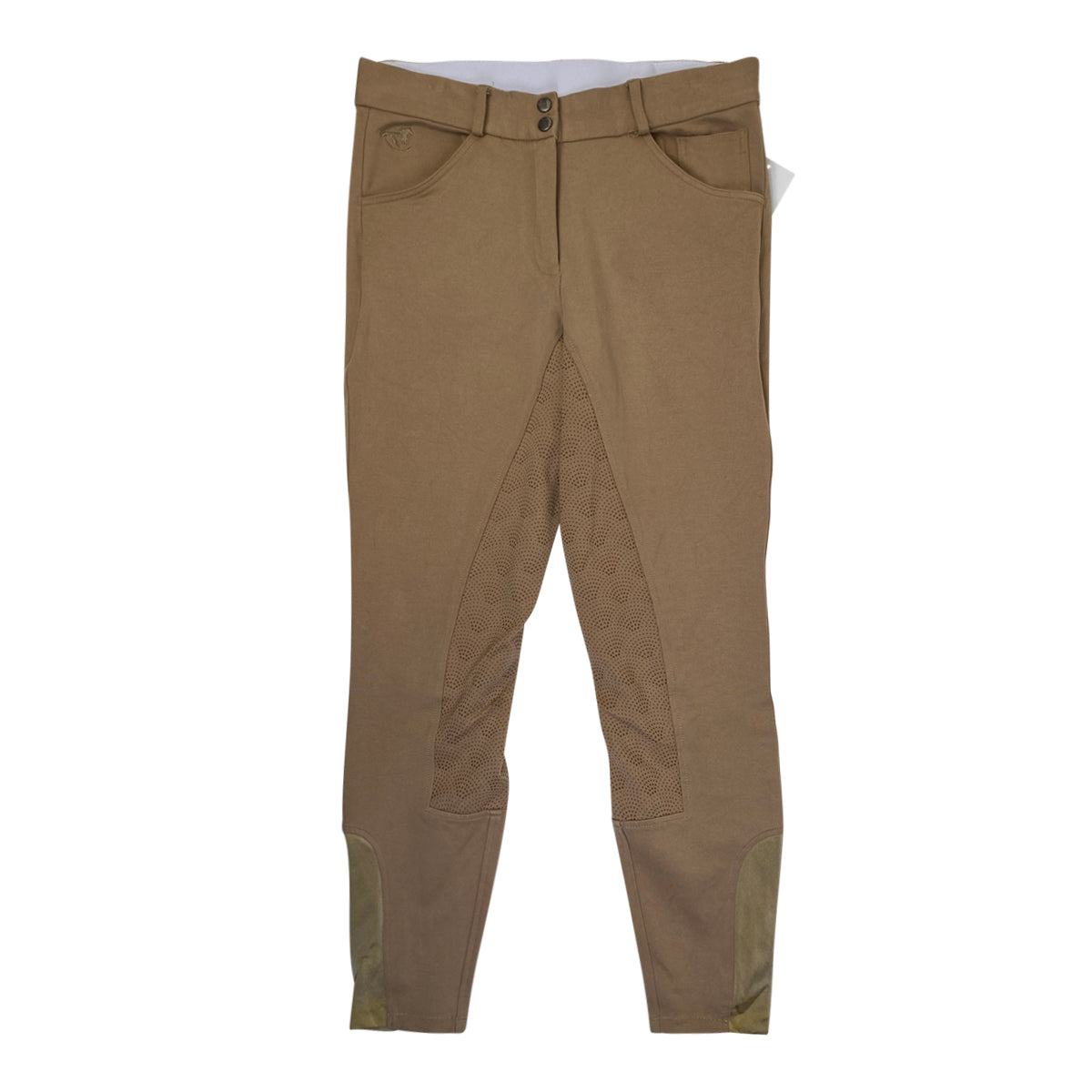 SmartPak 'Piper' Knit Mid-Rise Full Seat Breeches in Tan