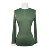 Equisite Elements of Style 'Ophelia' Show Shirt in Forest