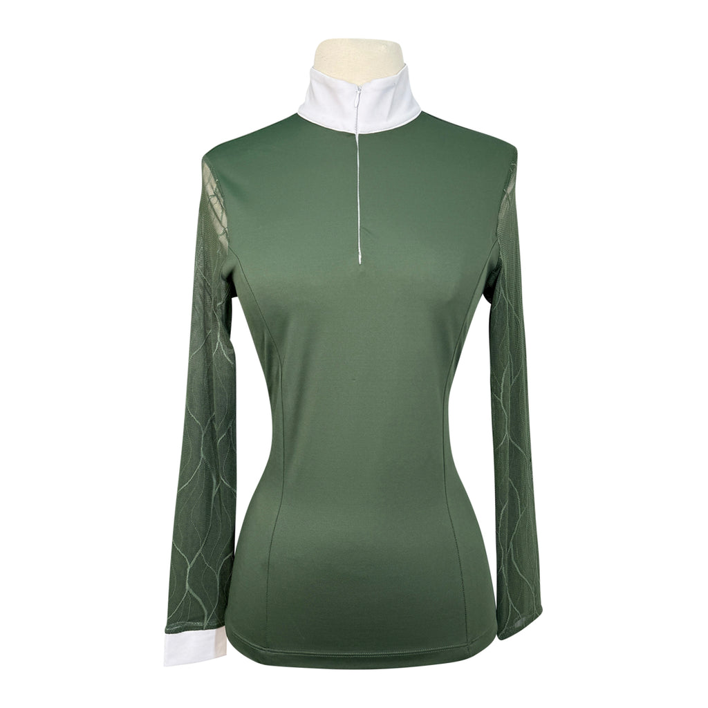 Equisite Elements of Style 'Ophelia' Show Shirt in Forest