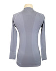 FitEq Long Sleeve Seamless Schooling Top in Slate Blue