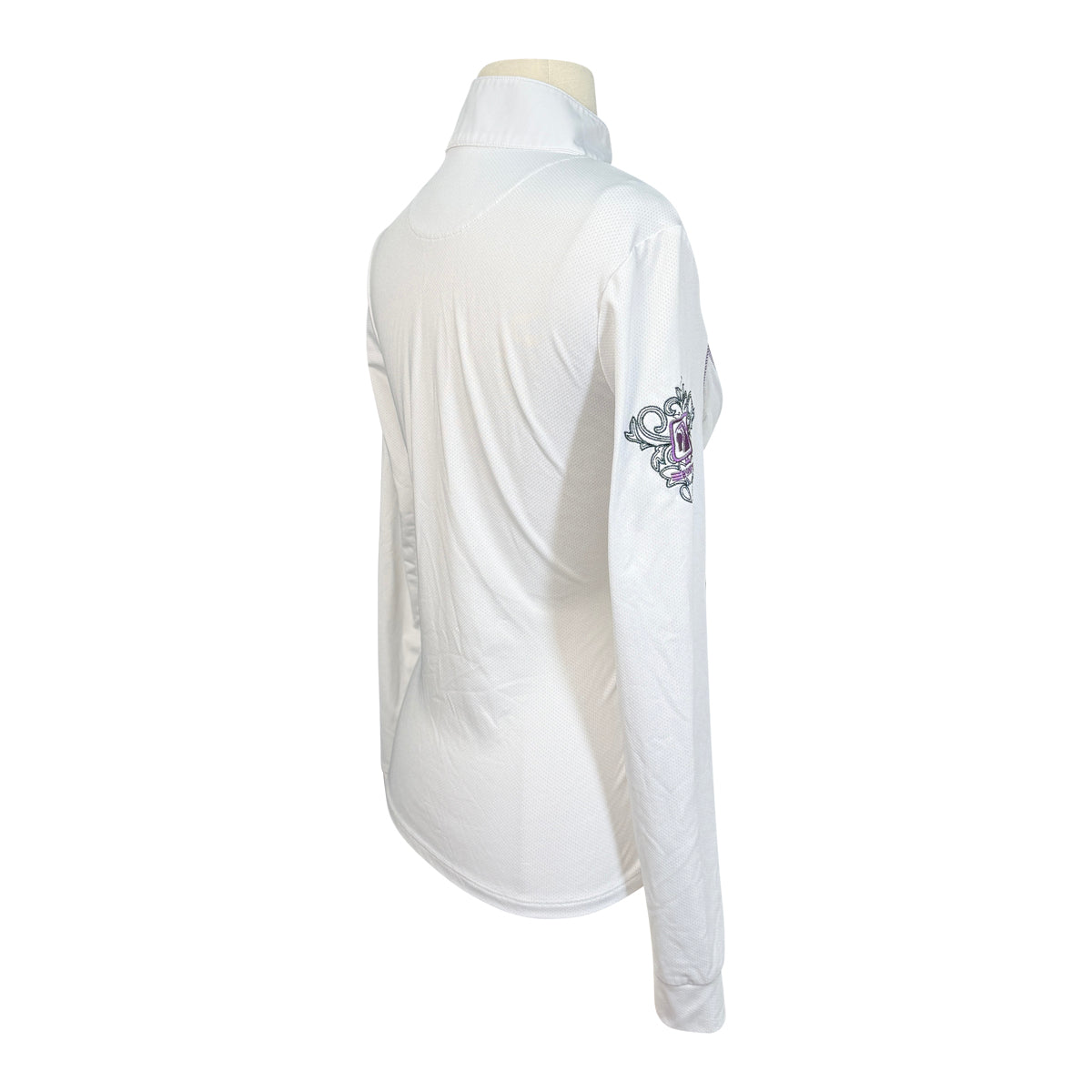 Romfh Chill Factor Long Sleeve Shirt in White/Purple
