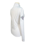 Romfh Chill Factor Long Sleeve Shirt in White/Purple