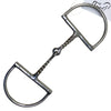 Corkscrew Dee Ring Snaffle in Stainless Steel 