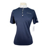 Cavallo Kalida Short Sleeve Competition Shirt in Navy