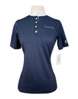 Cavallo Kalida Short Sleeve Competition Shirt in Navy
