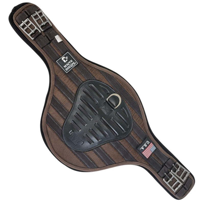 Majyk Equipe "SuperHorse" Belly Guard Monoflap Girth in Brown 