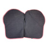 Lemieux 'Euro-Jump Herringbone' Jump Saddle Pad in Rosewood