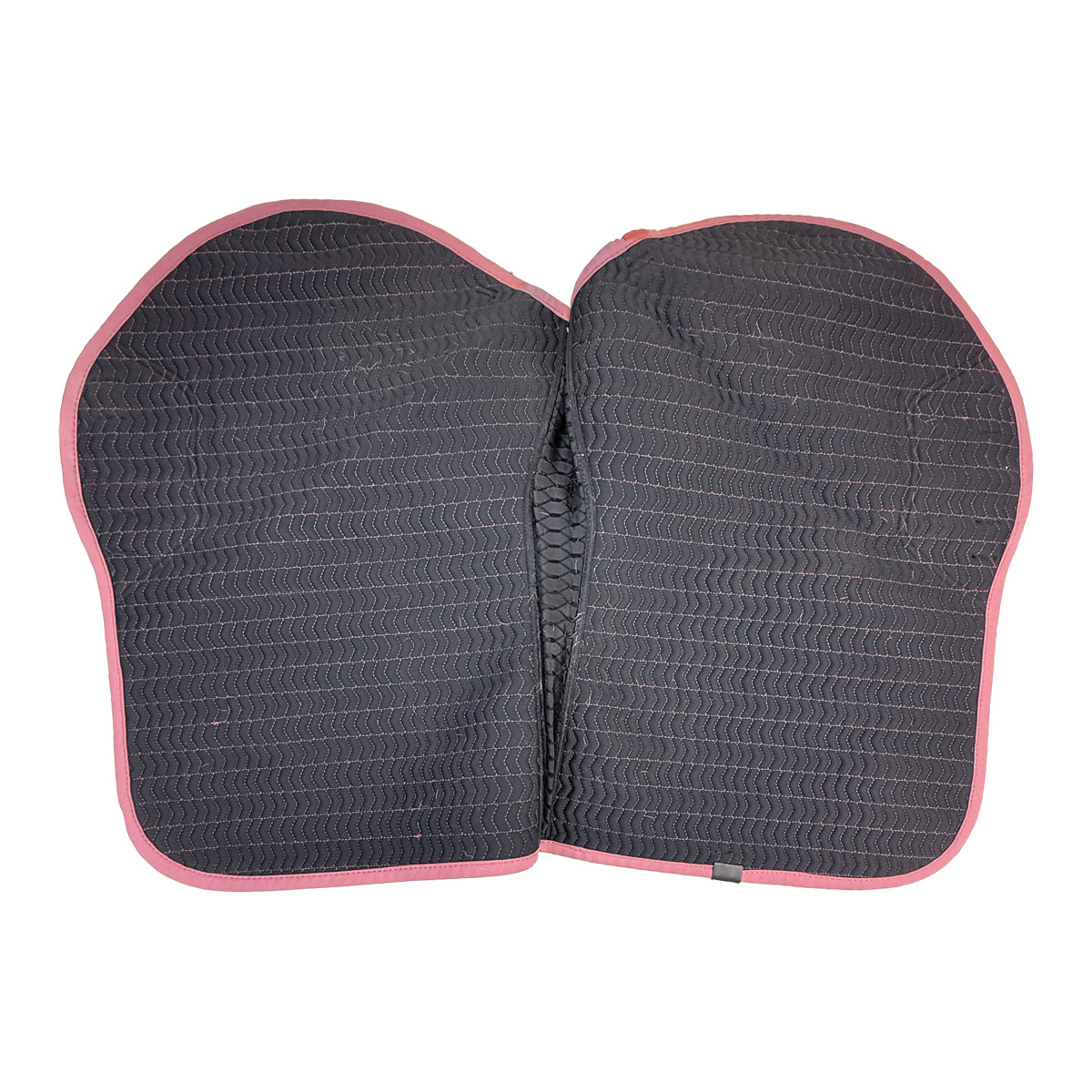 Lemieux 'Euro-Jump Herringbone' Jump Saddle Pad in Rosewood