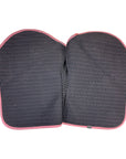 Lemieux 'Euro-Jump Herringbone' Jump Saddle Pad in Rosewood