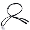 Tory Leather Hand Stop Reins in Black 