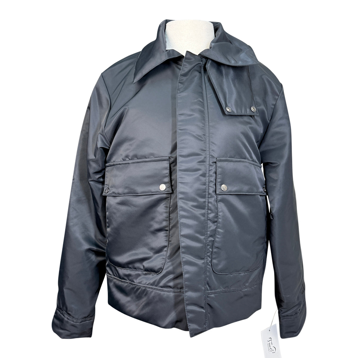 Yagya Short Padded Jacket in Black