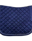 Lara Tweed Velvet Dressage Saddle Pad in Navy Crystals
