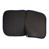Lara Tweed Velvet Dressage Saddle Pad in Navy Crystals