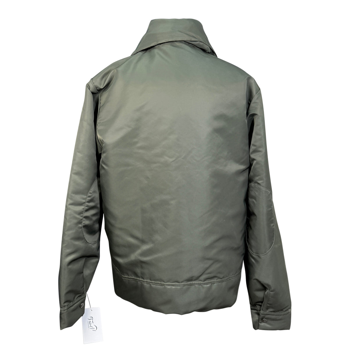 Yagya Short Padded Jacket in Green 