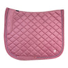 Lara Tweed Velvet Dressage Saddle Pad in Blush