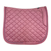 Lara Tweed Velvet Dressage Saddle Pad in Blush