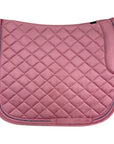 Lara Tweed Velvet Dressage Saddle Pad in Blush