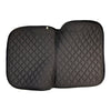 Lara Tweed Velvet Dressage Saddle Pad in Black