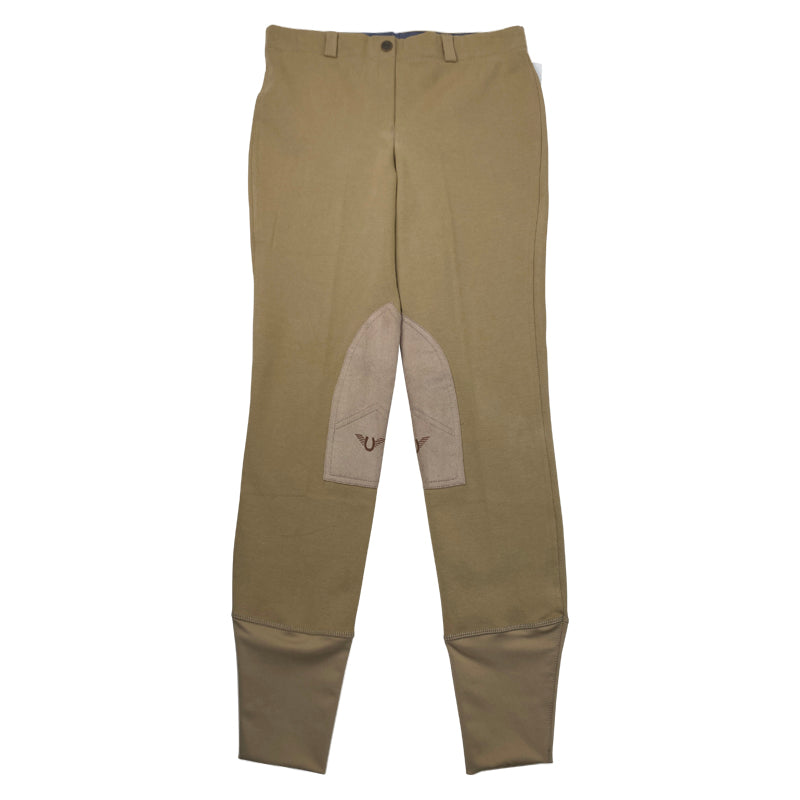 TuffRider Cotton Pull-On Breeches in Tan