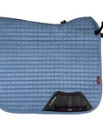 LeMieux Suede Dressage Pad in Ice Blue