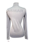 Asmar Equestrian Two-Tone Zip in Grey/White
