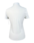 Rider's Gene Short Sleeve Jersey Competition Polo in Navy/White